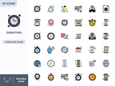 Süreç için 36 Düz Doğrusal Renk vektör simgesinin yüksek performanslı koleksiyonu, 128x128 PIXEL ideal kullanıcı arayüzü tasarımı için mükemmel çözünürlükle tasarlanmıştır.