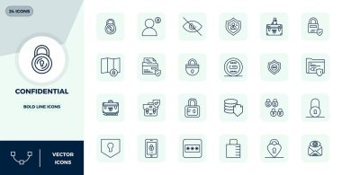 24 Güçlü Satır PIXEL mükemmel vektör simgelerinin kilidini aç Tüm aygıtlar arasında kusursuz görüntü için 128x128 biçiminde optimize edilmiş Gizli 'ten esinlenilmiş.