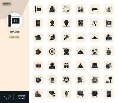 Seyahat 'ten esinlenerek 128x128 çözünürlüklü 42 PIXEL mükemmel vektör simgesini keşfedin. Web ve uygulama arayüzleri için mükemmel.