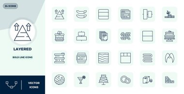 Zekice tasarlanmış 24 PIXEL mükemmel vektör simgesi Katmanlı 'dan esinlenilmiş, Bold Line biçiminde oluşturulmuş, akıllı ve verimli tasarım işleri için 128x128.