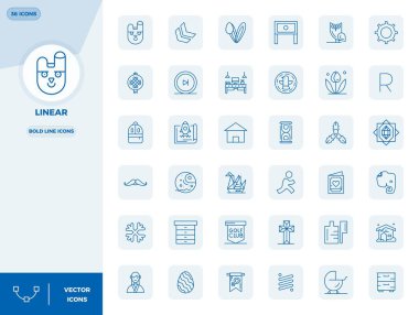 36 Blok Satır PIXEL mükemmel vektör simgelerinin kilidini aç, tüm aygıtlar boyunca kusursuz görüntü için 128x128 biçiminde optimize edilmiş doğrusal.