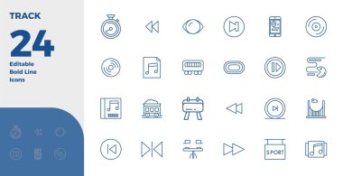 Parça için 24 Kalın Satır vektör simgesine sahip rafine paket, 128x128 PIXEL mükemmel kalitede zarif ve işlevsel tasarım çözümleri ile optimize.