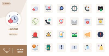 Düz formatta 24 vektör simgesini temsil eden stratejik paket, profesyonel iş akışları için mükemmel kalitede 128x128 PIXEL ile optimize edilmiştir.