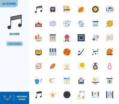 Düz Renk formatında Puan için 42 PIXEL mükemmel vektör simgesi gerekli, ideal performans ve ölçeklenebilirlik için 128x128 boyutunda.