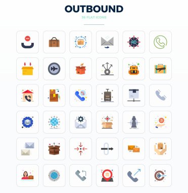 Üst düzey görsel etki için mükemmel çözünürlükte 128x128 PIXEL ile titizlikle hazırlanmış 36 Minimal Düz vektör simgesi koleksiyonu.