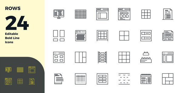 Этот набор из 24 векторов Bold Line захватывает темы Roots в 128x128 PIXEL идеального качества, идеально подходит для технических и бизнес-приложений.