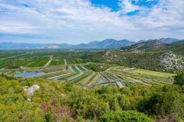 Hırvatistan 'daki Neretva Nehri' nin Çarpıcı Tarım Manzaraları ve Bereketli Arazileri - Doğal Güzellik, Tarım ve Zengin Manzaraları Vurguluyor