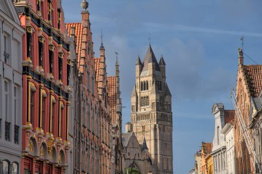 St. Salvator's Cathedral in Bruges, Belgium clipart