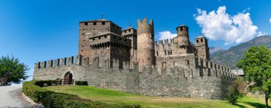 Fenis Kalesi, Valle d 'Aosta, İtalya