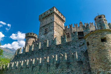 Fenis Kalesi, Valle d 'Aosta, İtalya