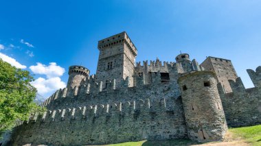 Fenis Kalesi, Valle d 'Aosta, İtalya
