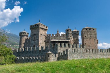 Fenis Kalesi, Valle d 'Aosta, İtalya