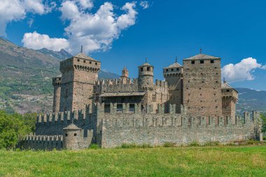 Fenis Kalesi, Valle d 'Aosta, İtalya