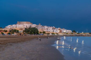 Peniscola Nightview, Valencia İspanya