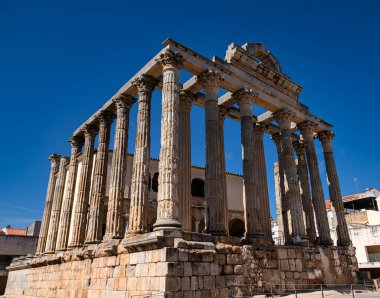 Merida, Extremadura 'daki Diana tapınağı (İspanya)