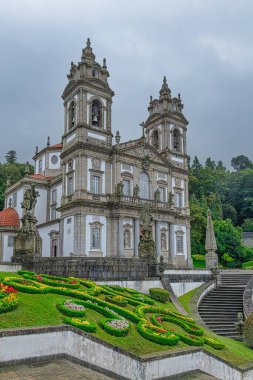 Portekiz, Braga 'da Bom Jesus do Monte Sığınağı manzarası