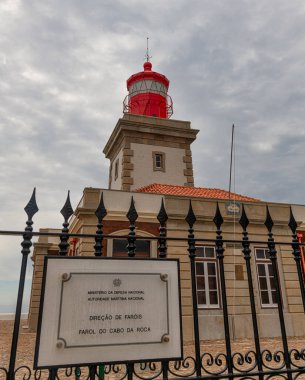 Deniz feneri ve Atlantik Okyanusu, cabo da roca, Portekiz