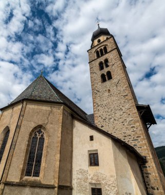 Glorenza 'daki St. Pankratius Kilisesi, İtalya, Avrupa