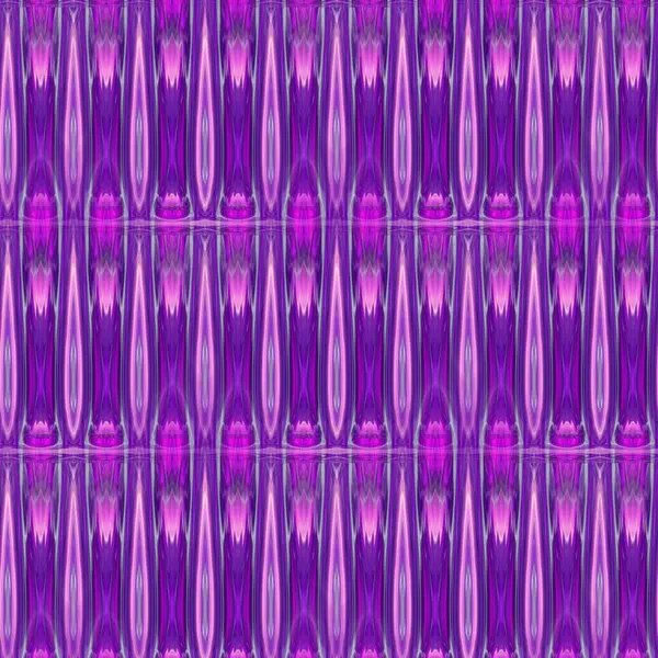 Purple Geometric Symmetry Seamless Pattern Pretty Floral Wreath Ornament Good — Stock Photo, Image