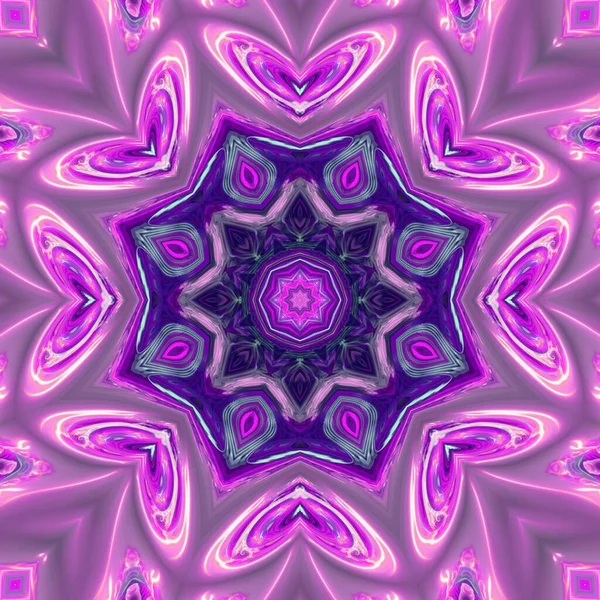 Розовое Сияние Текстуры Цифровым Дизайном Живописи Цветущий Цветок Полноцветный Фон — стоковое фото