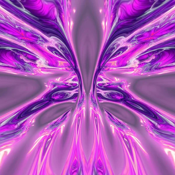 Textura Aurora Rosa Con Diseño Pintura Digital Flor Floreciente Fondo — Foto de Stock