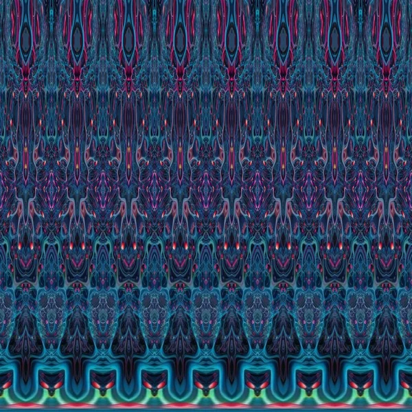 Luksusowy Neon Jasny Kolor Pająk Web Abstrakcyjny Ornament Tekstury Kalejdoskop — Zdjęcie stockowe