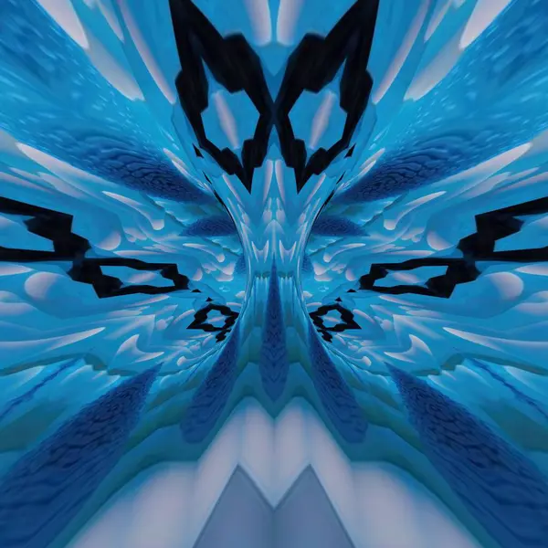 Квіткові Ваги Батік Блискучим Льодовиково Блакитним Кольором Тема Цифрового Ремесла — стокове фото