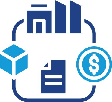 Proje finansmanının veya nakit akışının düz vektör simgeleri ve dairesel veya döngüsel tasarım belgeleri, bunun çeşitli aşamaları veya yönleri içeren devam eden bir süreç olduğunu vurgular..