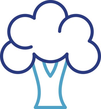 İnsanlar tarafından tüketilebilen ve vücudun metabolizmasına iyi gelen bitkilerin tek bir ikon ikon tonu