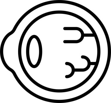 İnsan gözbebeğinin ikonu, görme ve göz sağlığıyla ilgili bilgileri iletmeye yarar..