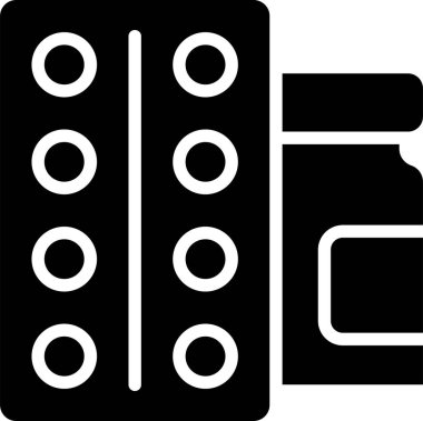 İlaç dozajıyla ilgili uyarı bölümünün görsel ilaç paketi simgesi, hastanın semptomlarını geçici olarak hafifletebilir..