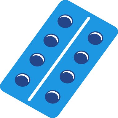 İlaç tabletlerinin basit bir formda ikonu evli çiftlerin hamileliği önlemesi içindir..