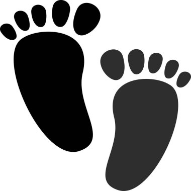 Bebek ayağı ikonu, çocukluğun doğuşunu ve ayrıca yaşamın başlangıcı, ailesi ve bakımıyla ilgili yaşam mesajlarının başlangıcını gösterir.