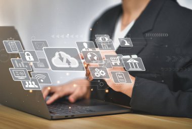 Bulut Bilgisayar teknolojisi. Nesnelerin interneti, teknoloji büyük veriler, iş stratejisi, dijital dönüşüm değişim yönetimi, bulut transfer ağı, siber güvenlik, Ai teknolojisi.