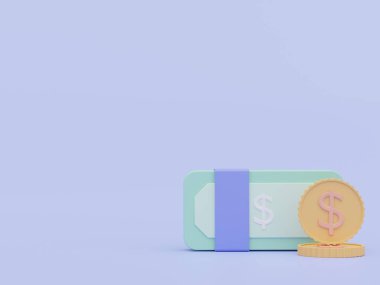 para nakit para 3d illüstrasyon