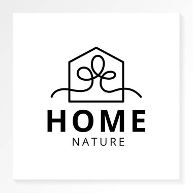 Beyaz arkaplanda ev yapımı logo izole edildi