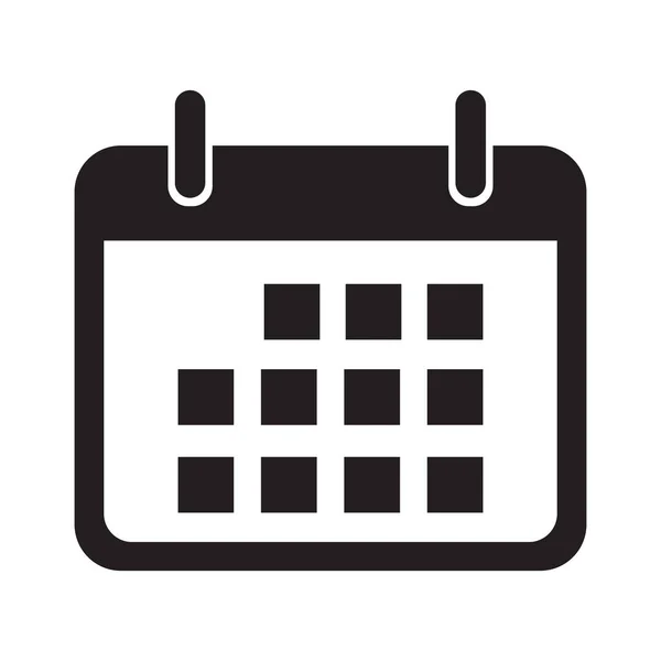 Икона Плоского Календаря Календарь Стене Векторная Иллюстрация Лицензионные Стоковые Векторы