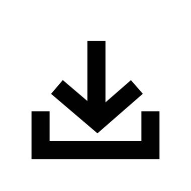 Beyaz arkaplan vektörü üzerine simge vektör illüstrasyonunu indir