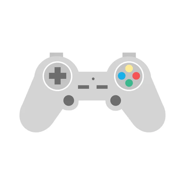 Game Controller Line Vector Icon Isolated White Eps — Stock Vector
