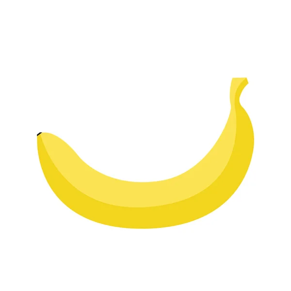 Banana Vector Illustration Isolated White Background Banana Icon Illustration — Stock Vector
