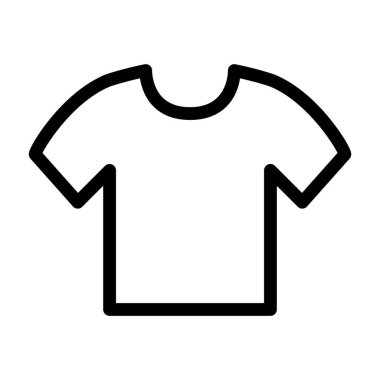 Tişört ikonu. imza tasarımı izole