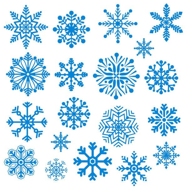 Снегоплавильные векторы, изолированные на белом