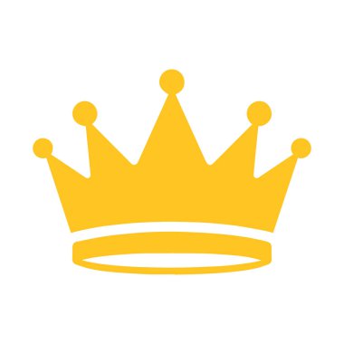 Kraliyet taç sembolü taç izole edilmiş arkaplan vektörü illüstrasyonu