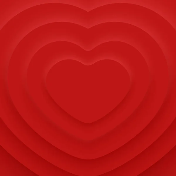 Alla Hjärtans Dag Minimalistisk Gratulationskort Bakgrund Med Pneumorfa Stil Hjärtan — Stock vektor