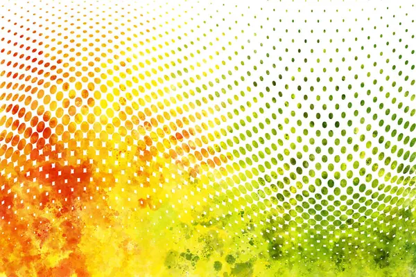 Illustration Dotted Halftone Background Gradient Watercolor Splashes White Stock Photo