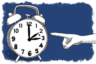 Çalar saatin resmi standart zamana geri döner - gün ışığı kaydetme süresi sona erer