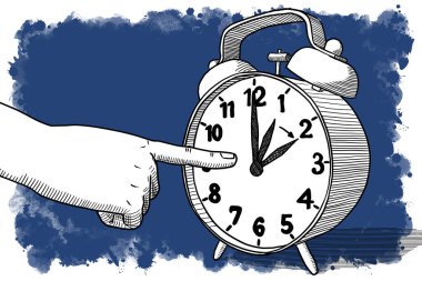 Yaz saatine bir saat değiştirme çizelgesi - gün ışığı tasarruf zamanı başlıyor