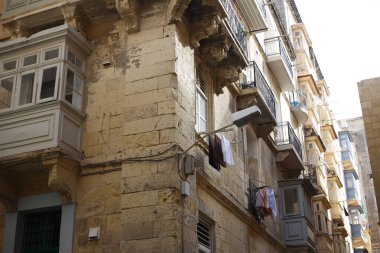 Valletta, Malta 'da güzel sokaklar