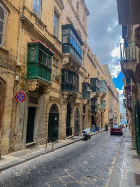Valletta, Malta 'daki güzel şehir manzarası