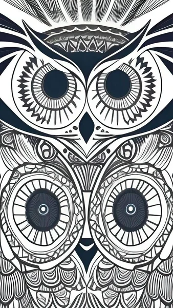 owl, bird, drawing, tattoo, eye, feather, abstract, background, monochrome,